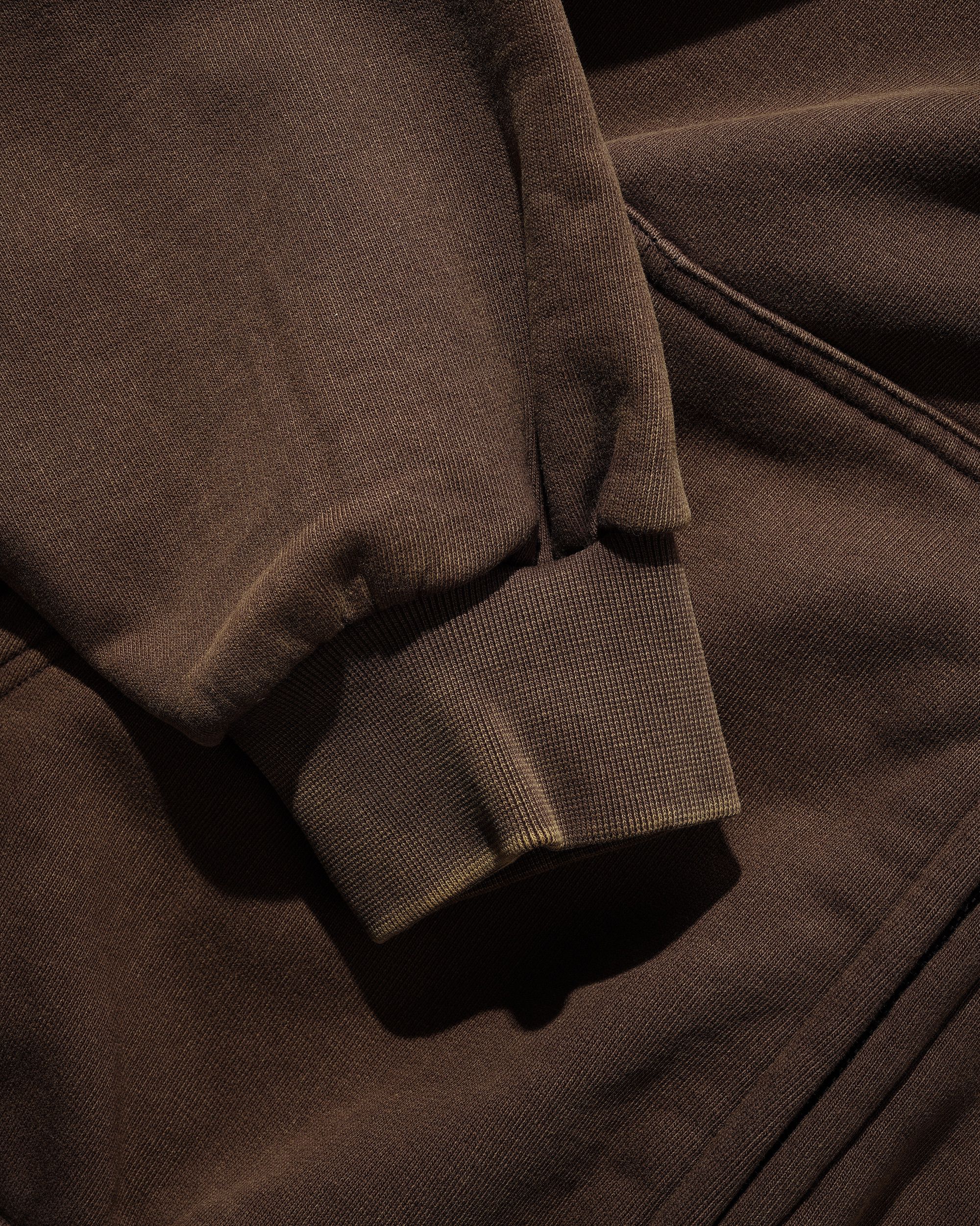 Campus Zip-Thru Hood - Washed Brown