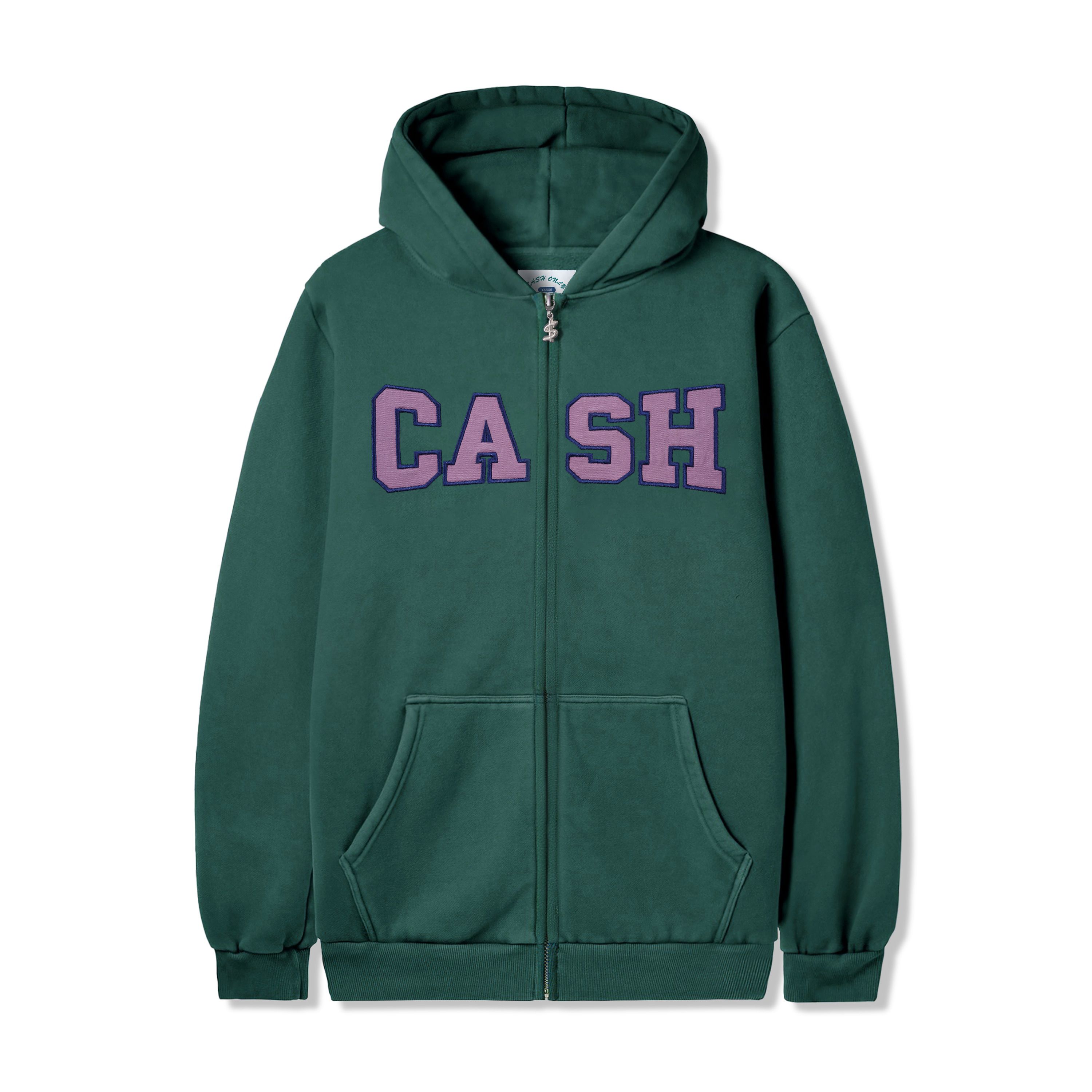 Campus Zip-Thru Hood - Washed Forest