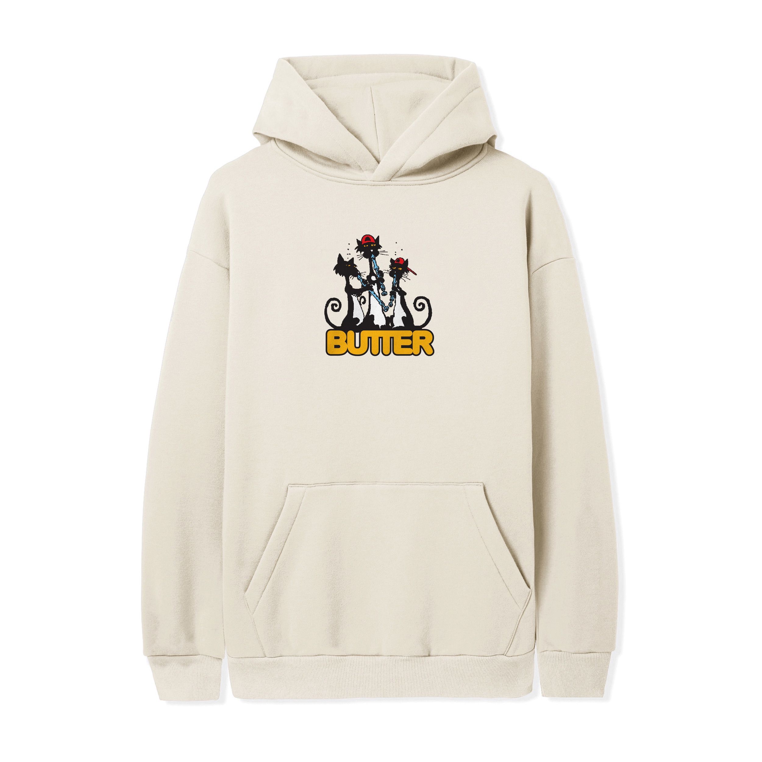 Cats Pullover Hood - Cream