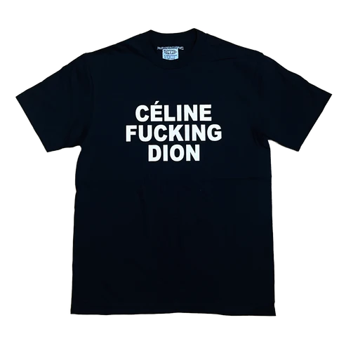 Céline Dion Tee - Black/White