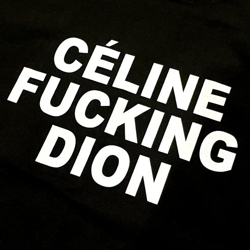 Céline Dion Tee - Black/White
