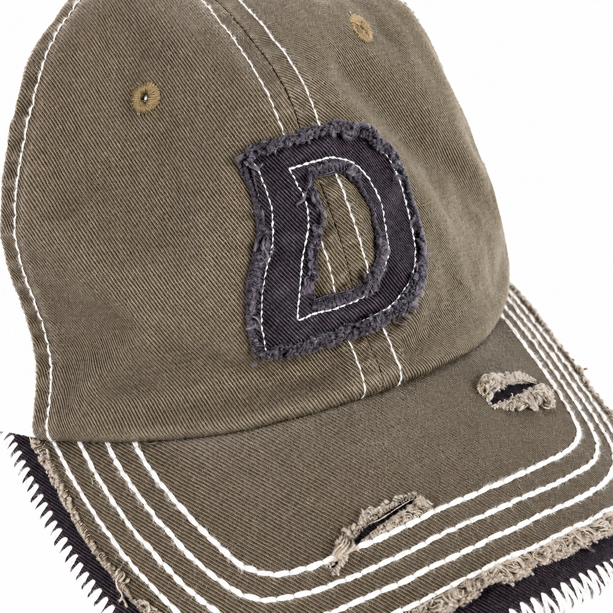 Wavy D Low Pro Cap - Military