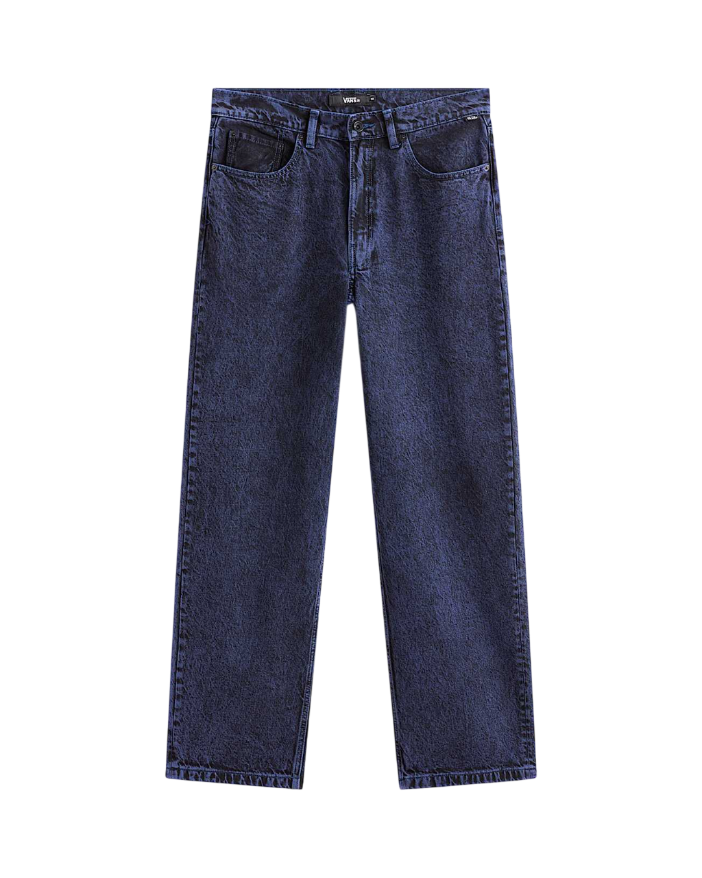 Check-5 Baggy Acid Overdyed Denim Pants Deep Indigo - Blue
