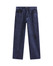 Check-5 Baggy Acid Overdyed Denim Pants Deep Indigo - Blue