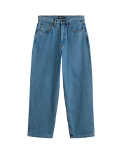 Check-5 Pantalon Denim Baggy - Bleu Stonewash (Patch Noir)