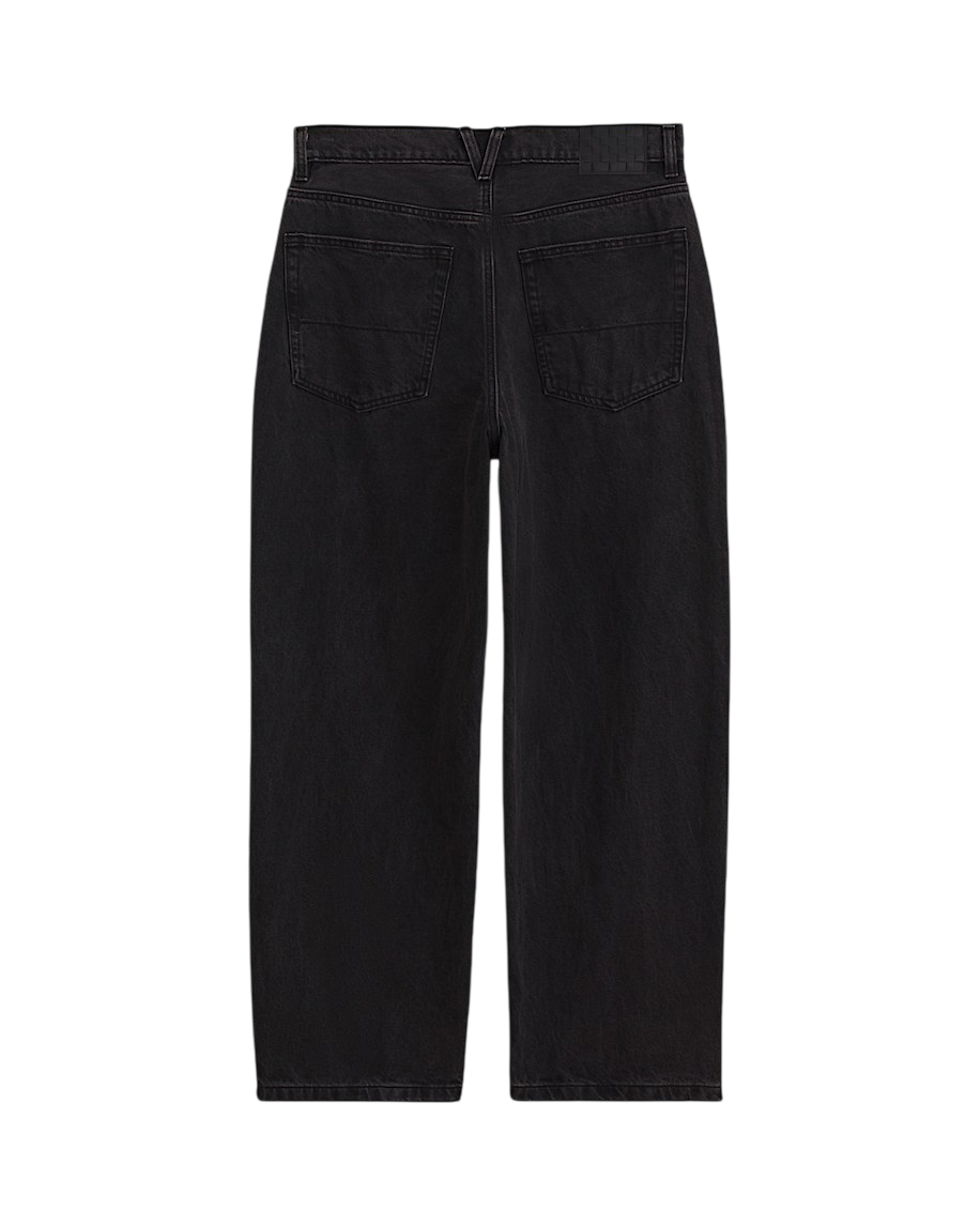 Check-5 Baggy Denim Pants - Black