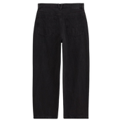 Check-5 Pantalon en Denim Ample - Noir