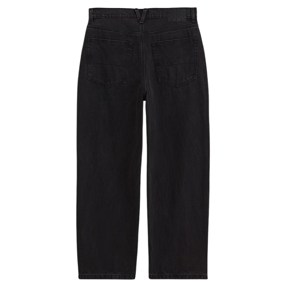 Check-5 Pantalon en Denim Ample - Noir