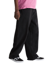 Check-5 Baggy Denim Pants - Black