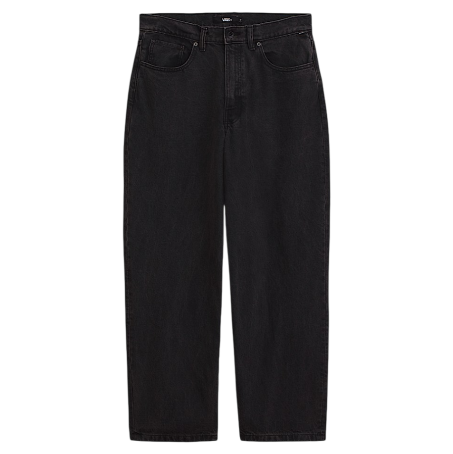 Check-5 Pantalon en Denim Ample - Noir
