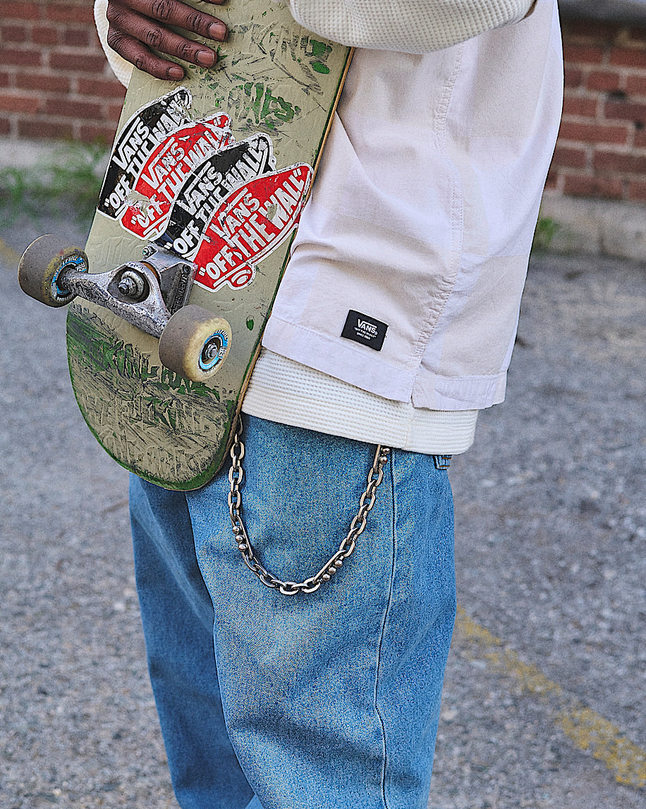 Check-5 Baggy Denim Pants - Stonewash Blue