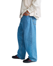 Check-5 Baggy Denim Pants - Stonewash Blue