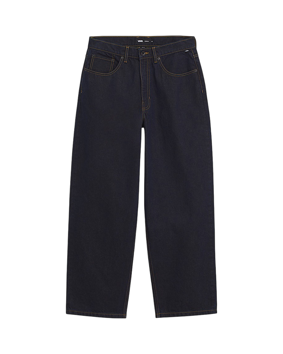 Check-5 Pantalon Denim Baggy - Bleu Foncé Délavé