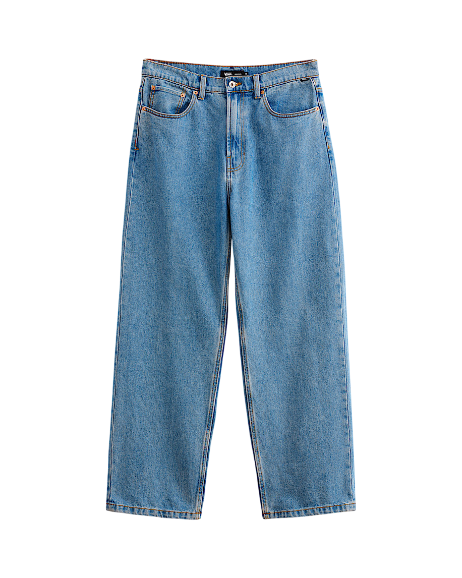 Check-5 Baggy Denim Pants - Stonewash Blue