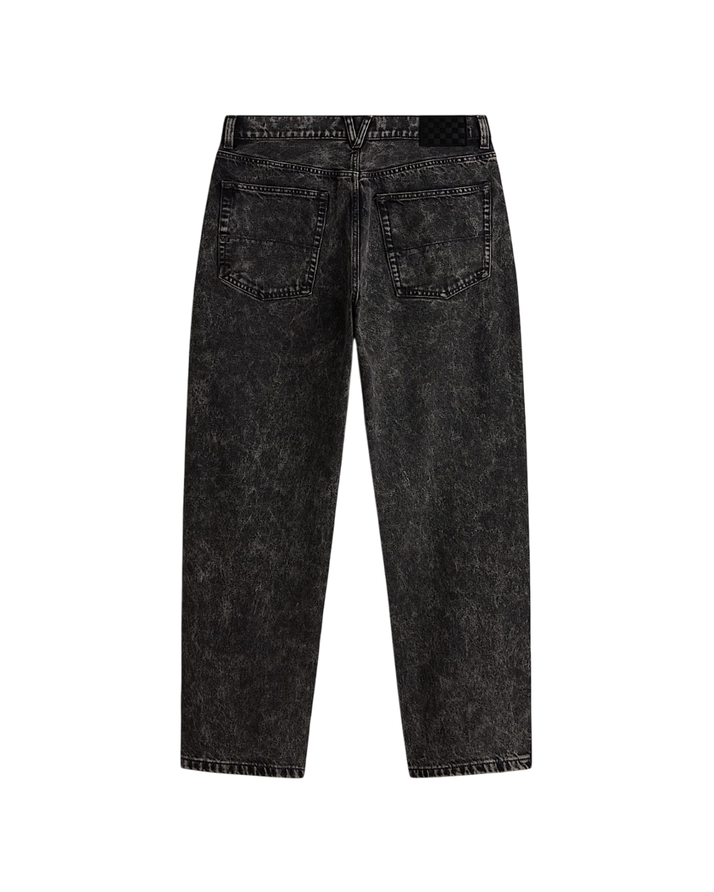Check-5 Pantalon Denim Baggy - Noir Délavé