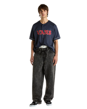 Check-5 Pantalon Denim Baggy - Noir Délavé