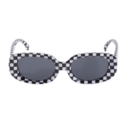 Checkerboard Wheeling Sunglasses - Black/White