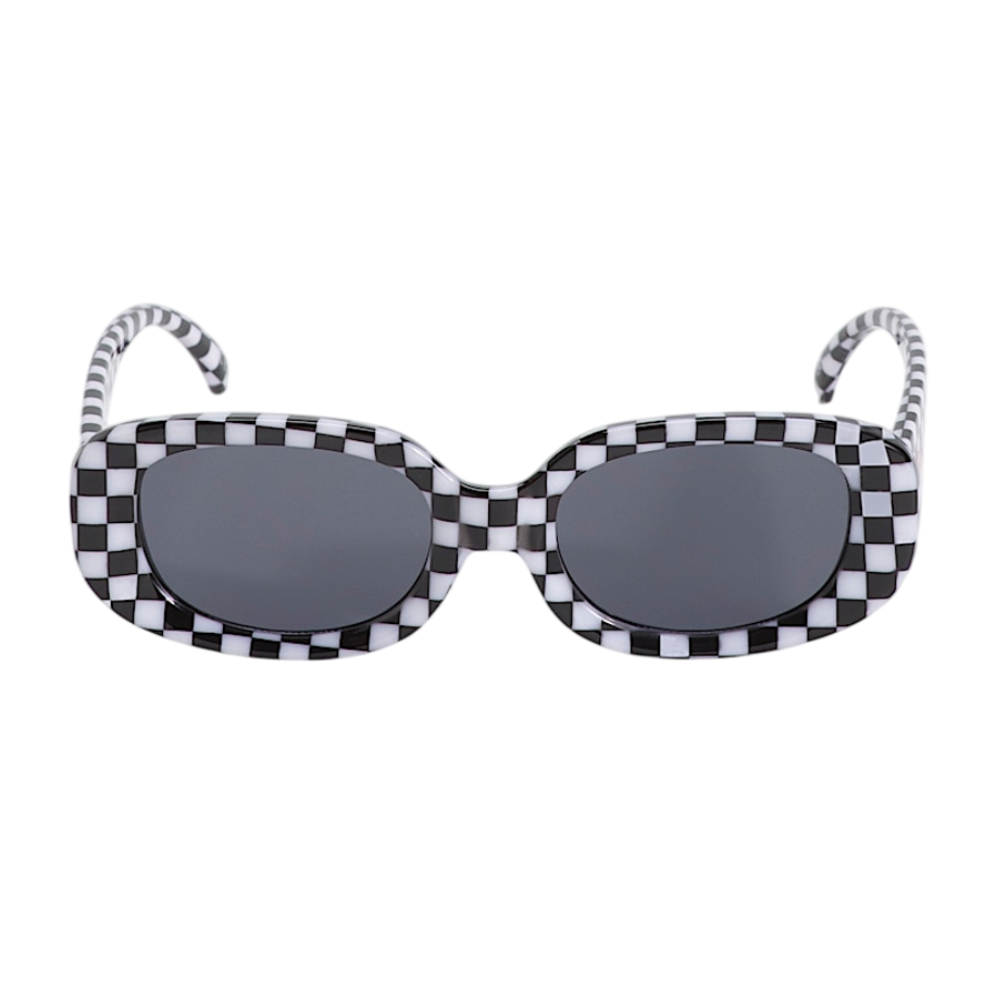 Checkerboard Wheeling Sunglasses - Black/White