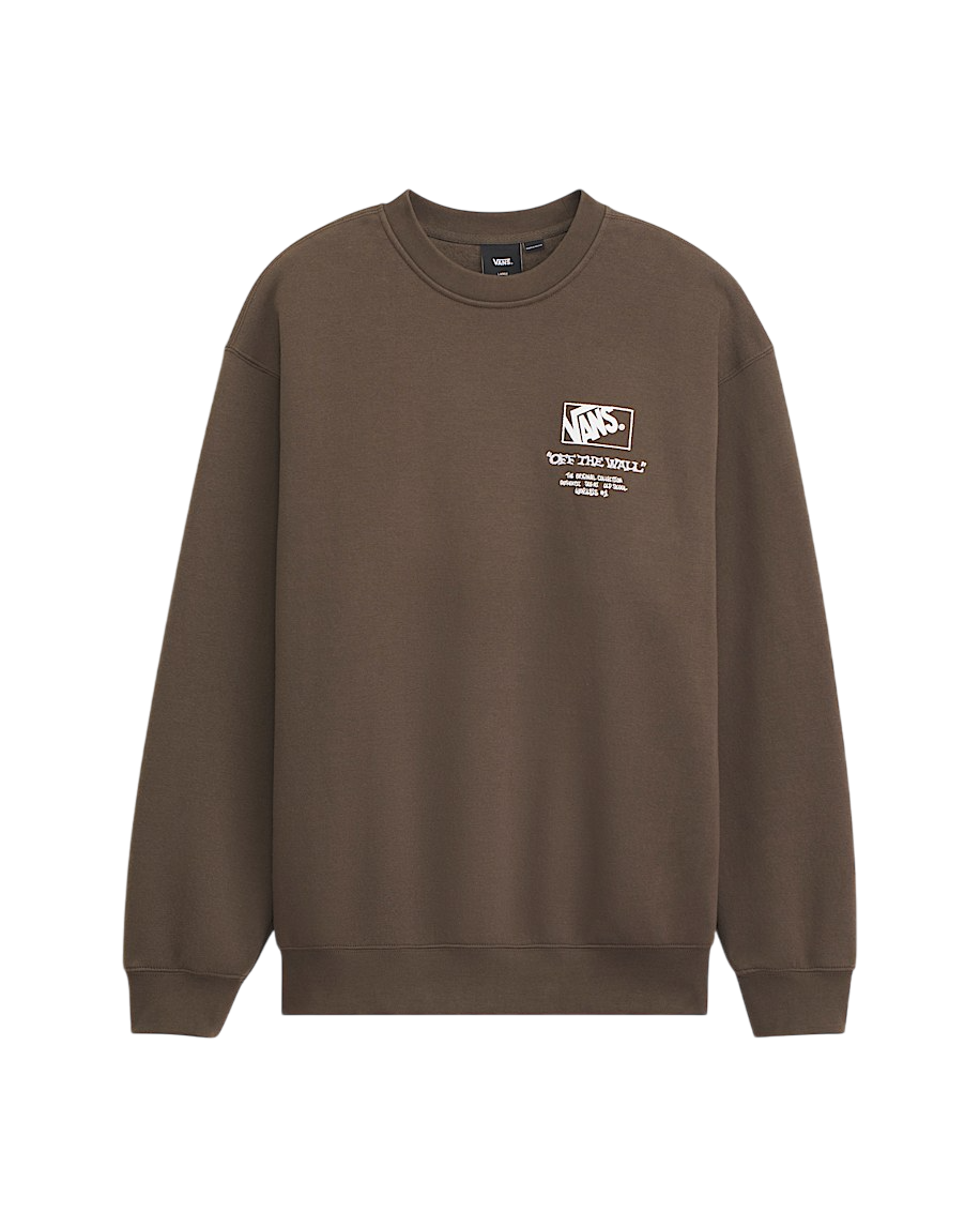 Circle Bones Formula Sweat à Col Rond - Marron Charbon
