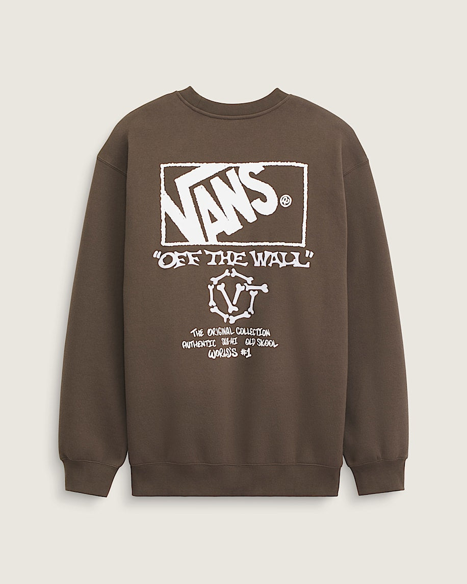 Circle Bones Formula Sweat à Col Rond - Marron Charbon