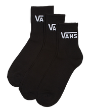 Classic Half Crew Socks 3-Pack - Black