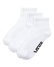 Classic Quarter Crew Socks 3-Pack - White