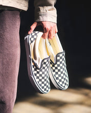 Classic Slip-On Checkerboard - Black/Off White