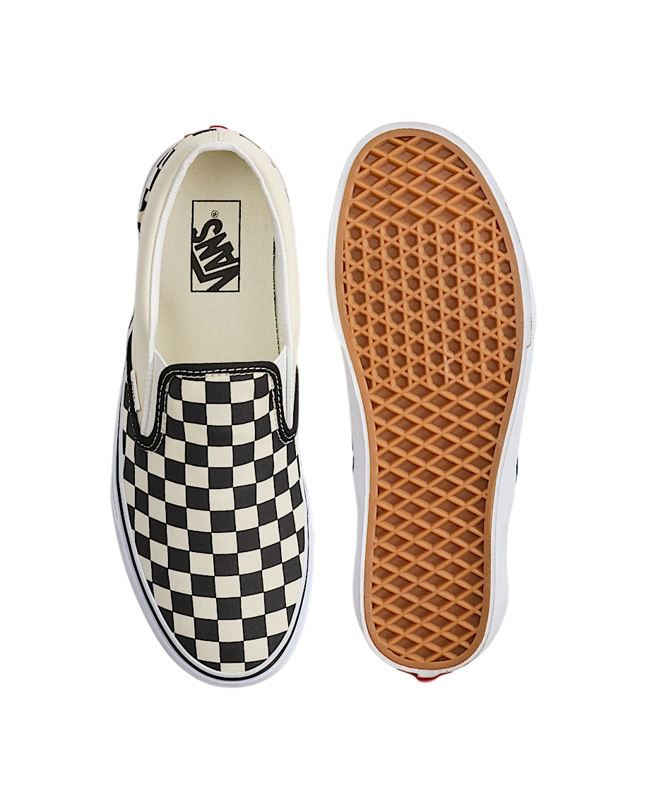 Classic Slip-On Checkerboard - Black/Off White