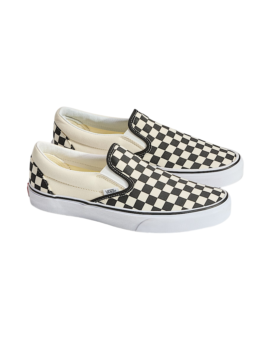 Classic Slip-On Checkerboard - Black/Off White
