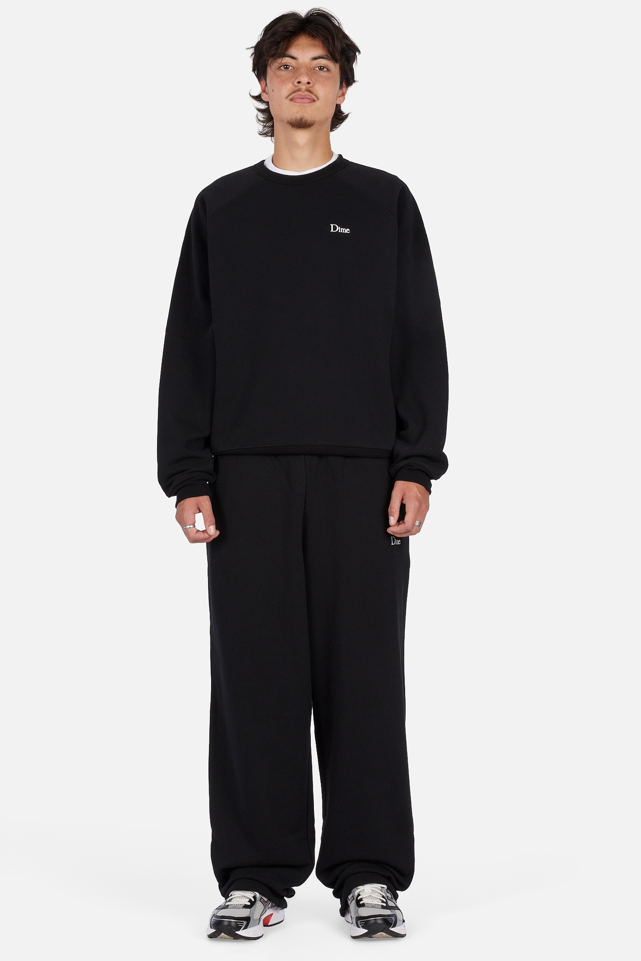 Crewneck Classic Small Logo - Noir