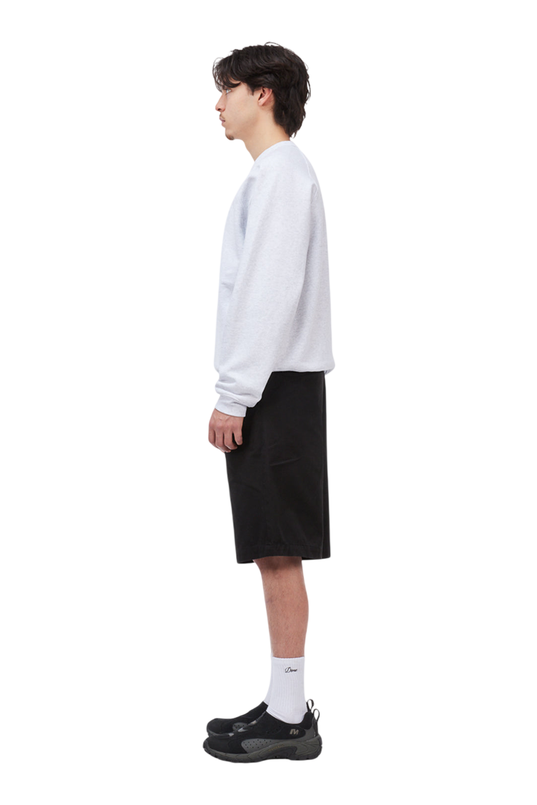 Classic Small Logo Crewneck - Ash