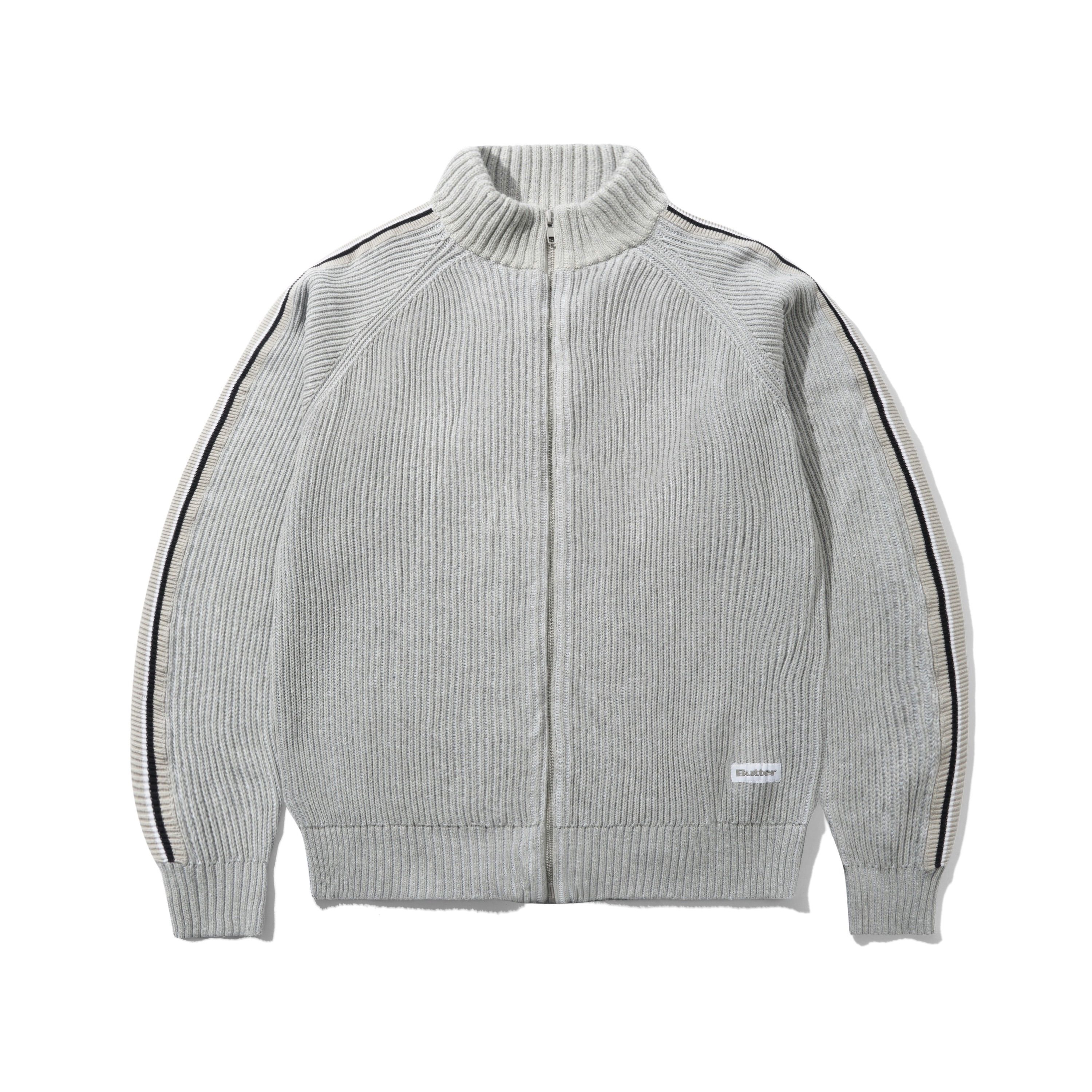 Club Zip-Thru Knit - Ash