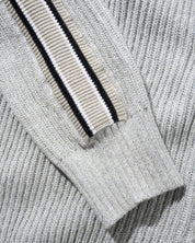 Club Zip-Thru Knit - Ash