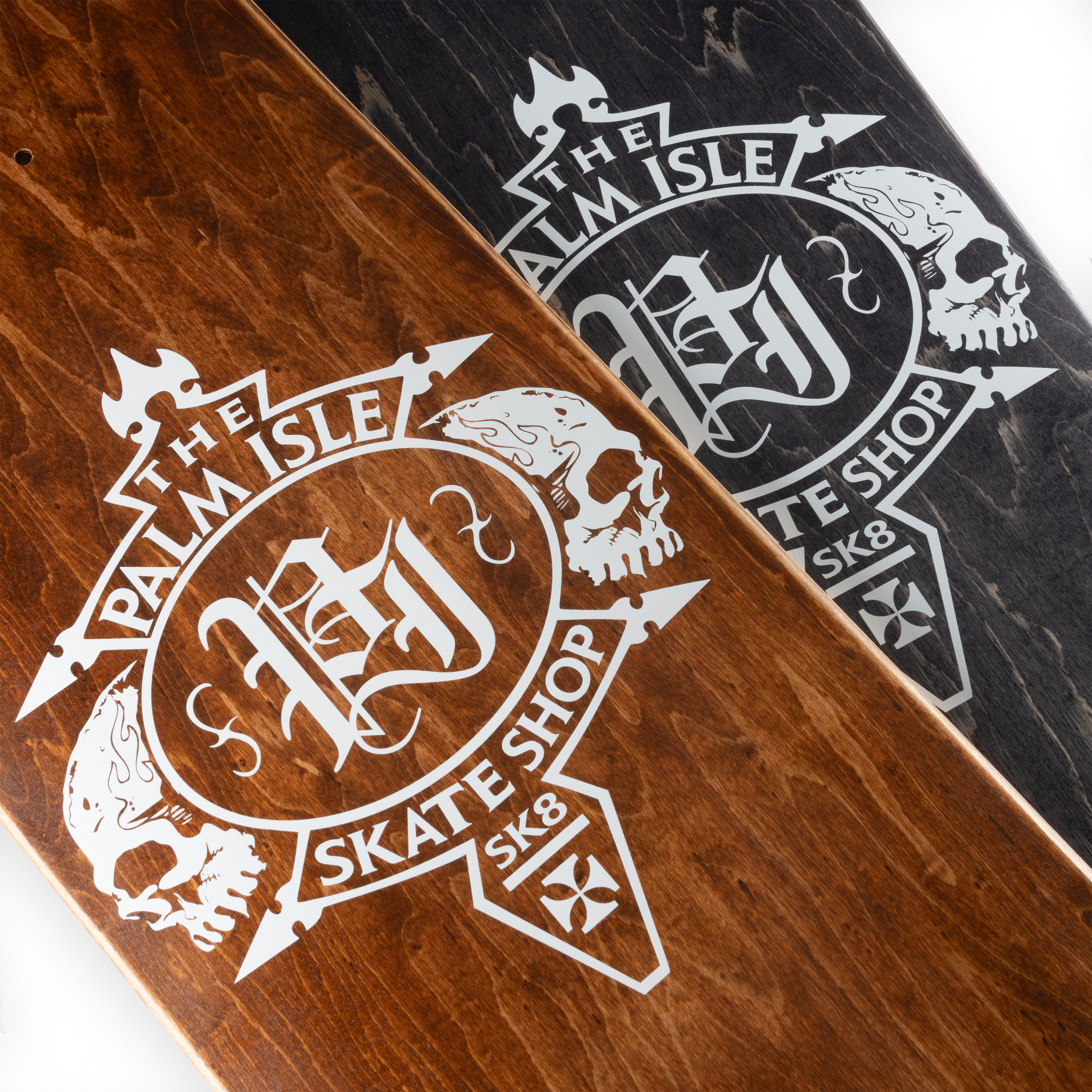 Planche Crest Placage Teint