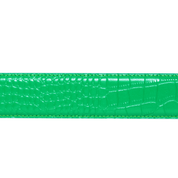Ceinture en Cuir Croco Carpet - Vert