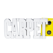 Ceinture en Cuir Croco Carpet - Jaune