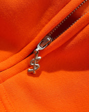 Currency Zip-Thru Hood - Orange