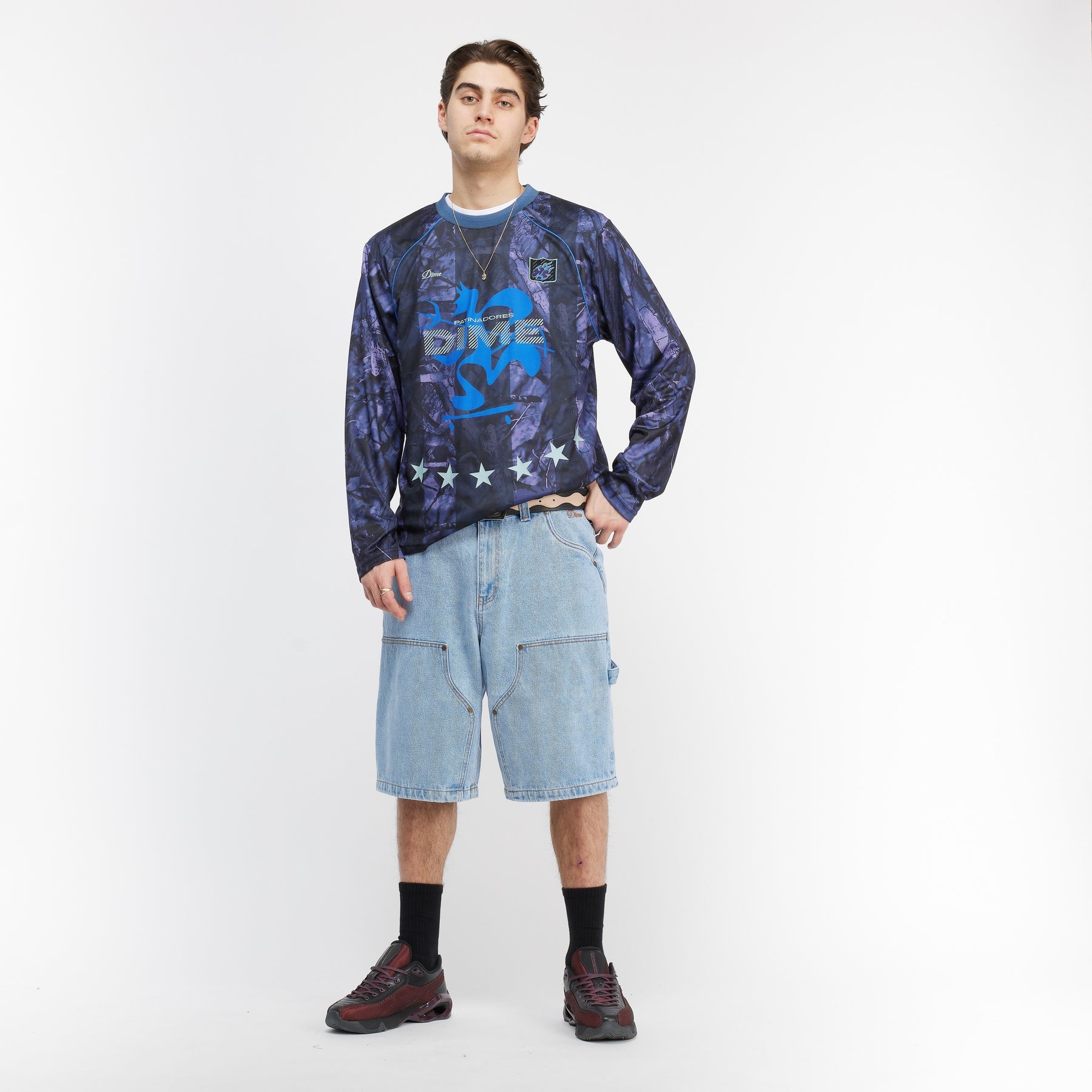 Shorts en Denim Carpenter - Bleu Délavé