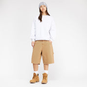 Classic Small Logo Pull Col Rond - Cendre