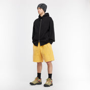 Cursive Zip Hoodie - Black