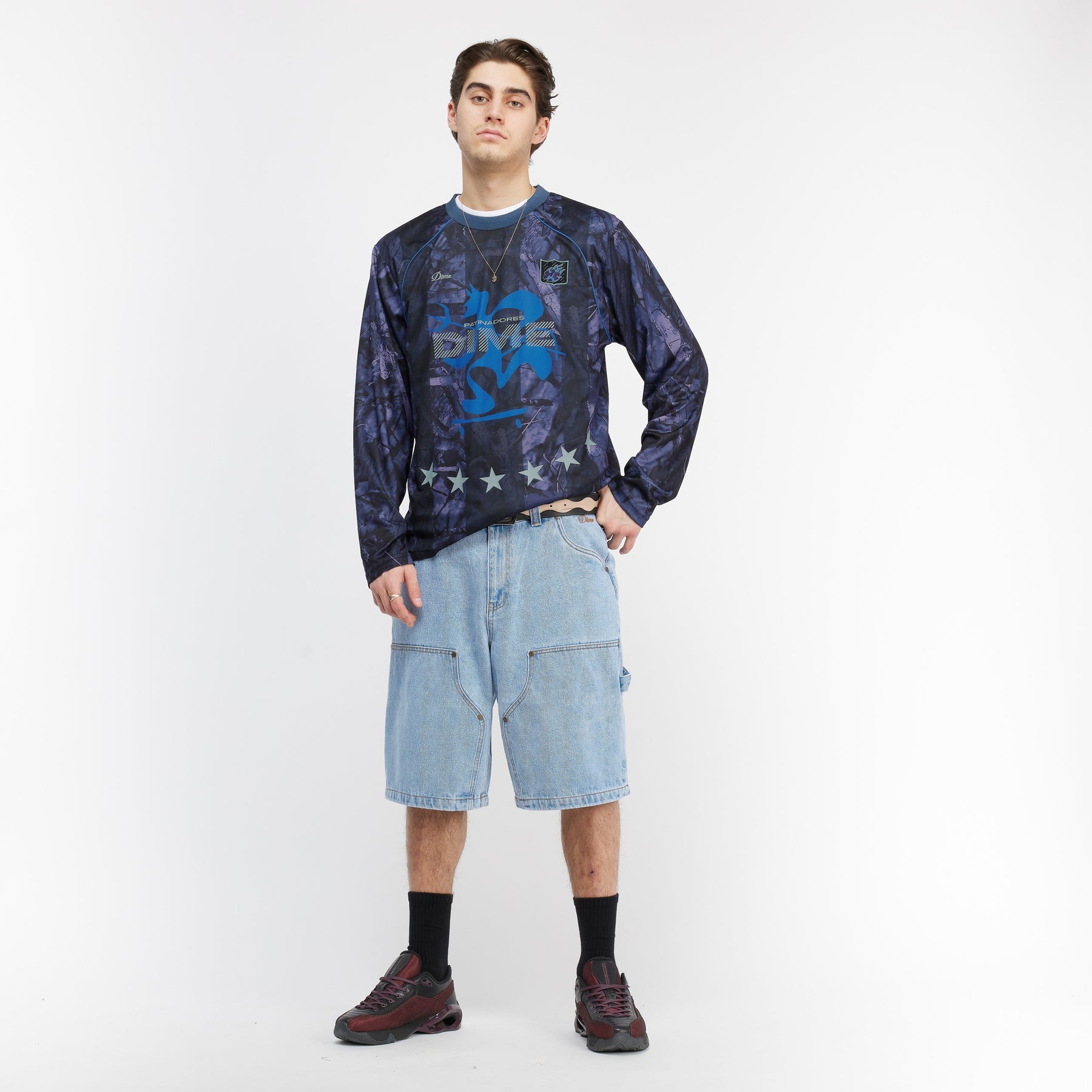 DIME ダイム Patinadores Jersey S VIOLET Dime Patinadores Jersey - Violet – Palm Isle Skateshop