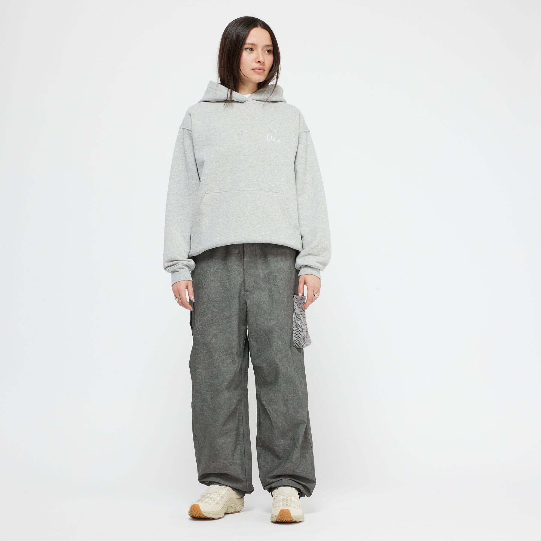 Small Logo Hoodie - Heather Gray