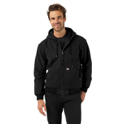 Hilham Canvas Bomber Jacket - Black (BLK)