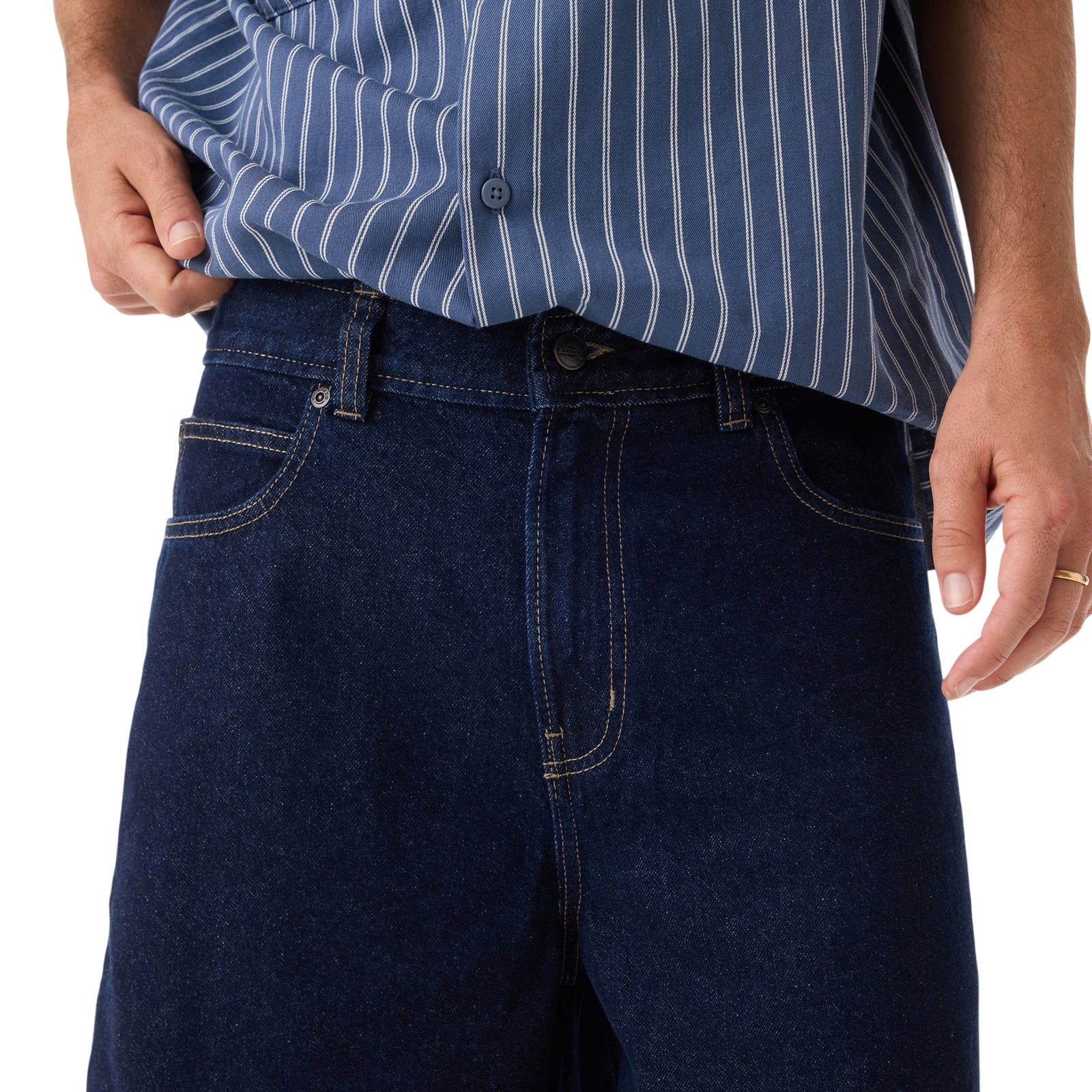 958 Loose Short Jeans 13" - Rinsed