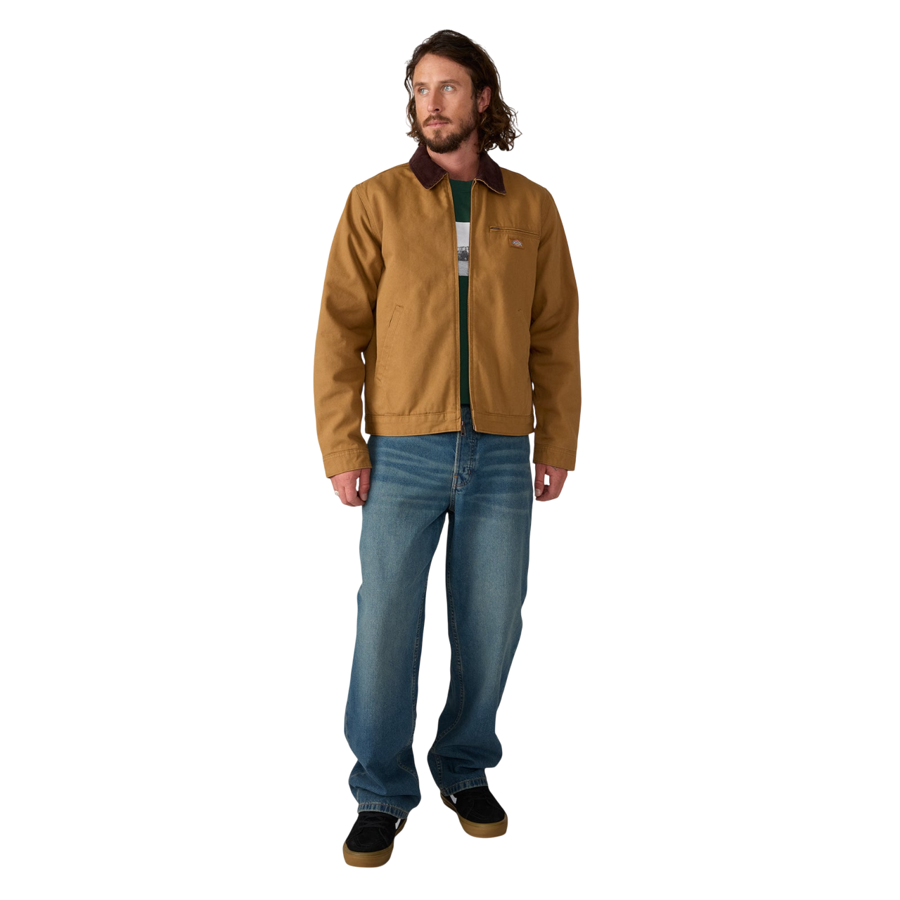 Blanket Lined Duck Canvas Jacket - Brown Duck (0BD)