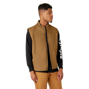 Duck Canvas High Pile Fleece Lined Vest - Rinsed Brown Duck (RBD)