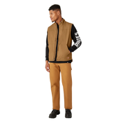 Duck Canvas High Pile Fleece Lined Vest - Rinsed Brown Duck (RBD)