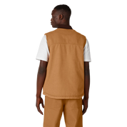 Duck High Pile Fleece Lined Vest - Stonewashed Brown (SBD)