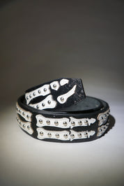 Stingwater Studded Bone Belt - Black