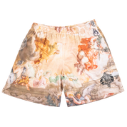 Crest Renaissance Shorts en Mesh Brodé - Multicolore